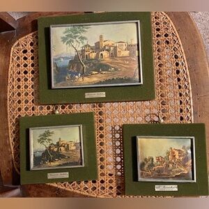 Bernardo Belloto made in Spain vintage paintings. 1970’s collection